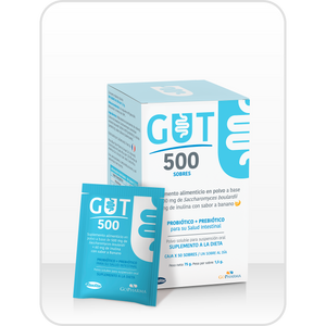 GUT 500 Probiótico | 50 Sobres