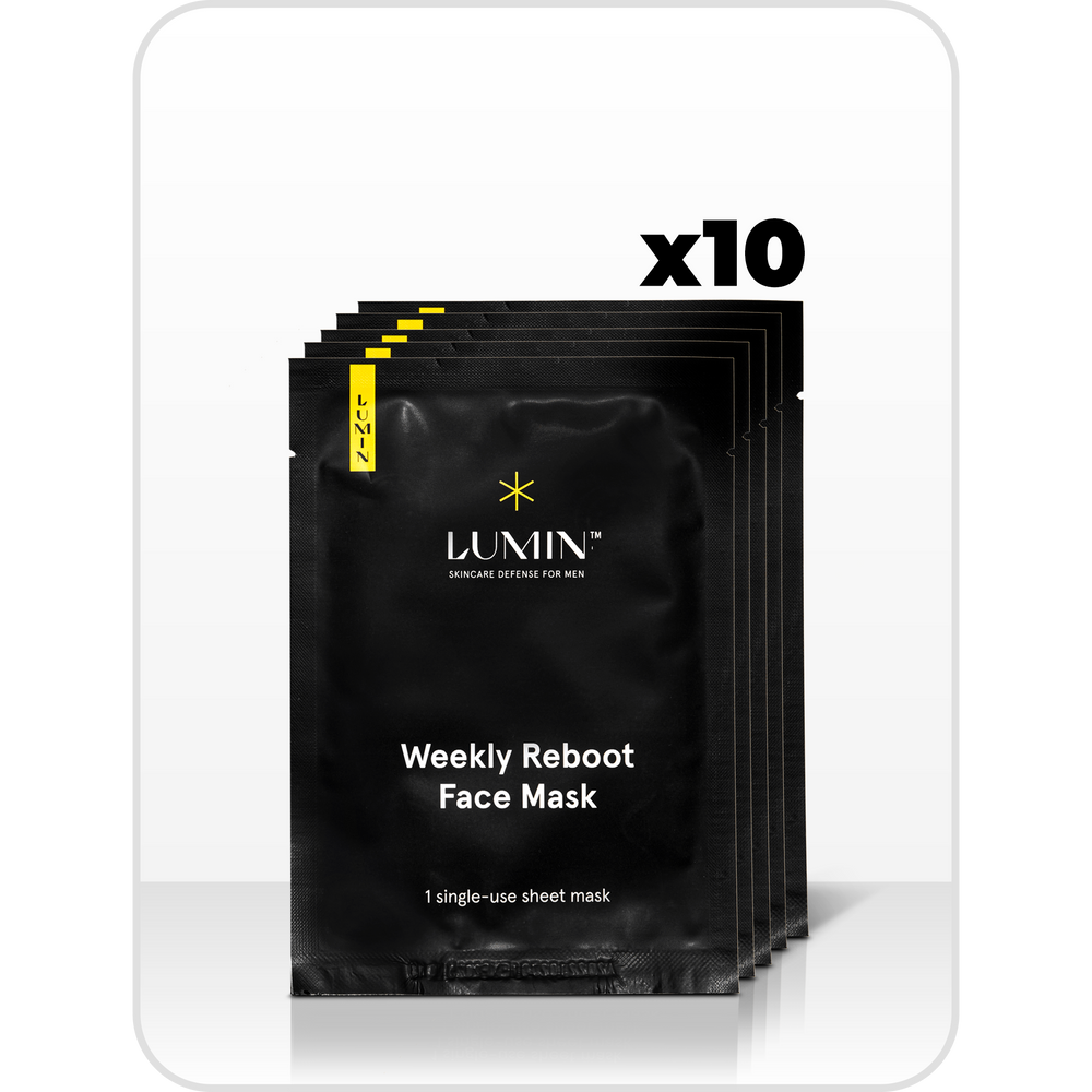 Lumin Mascarilla de Reinicio Semanal (Weekly Reboot Face Mask) – 10 pack