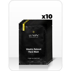 Lumin Mascarilla de Reinicio Semanal (Weekly Reboot Face Mask) – 10 pack