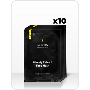 Lumin Mascarilla de Reinicio Semanal (Weekly Reboot Face Mask) – 10 pack